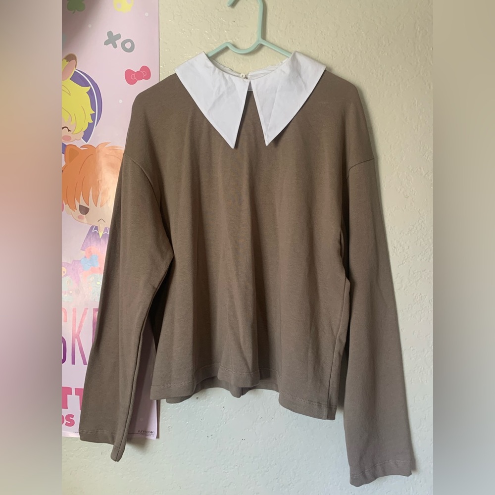 women’s long sleeves with blouse collar